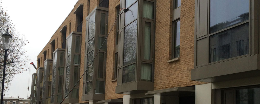 High building windows cleaned by Suproclean